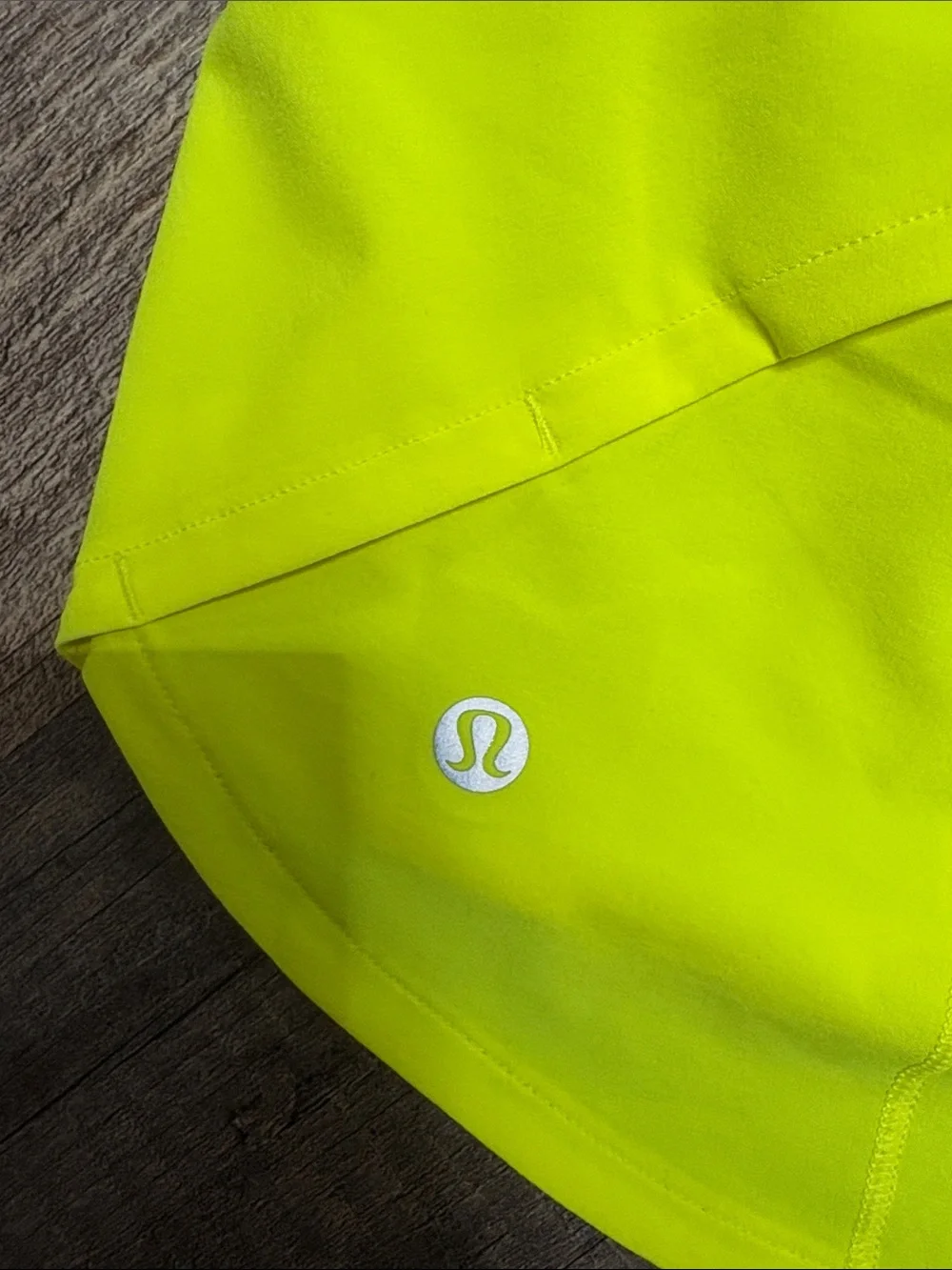 lululemon athletica Neon Yellow Athletic speed up shorts